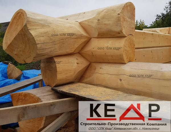 Дом из кедра,   рубка срубов — фото 4